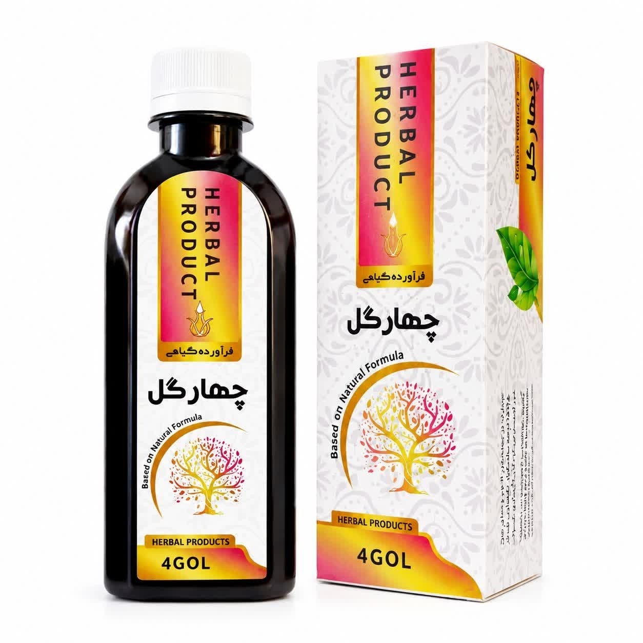شربت چهارگل (کاهش سرفه) مجموعه حکیم خیراندیش